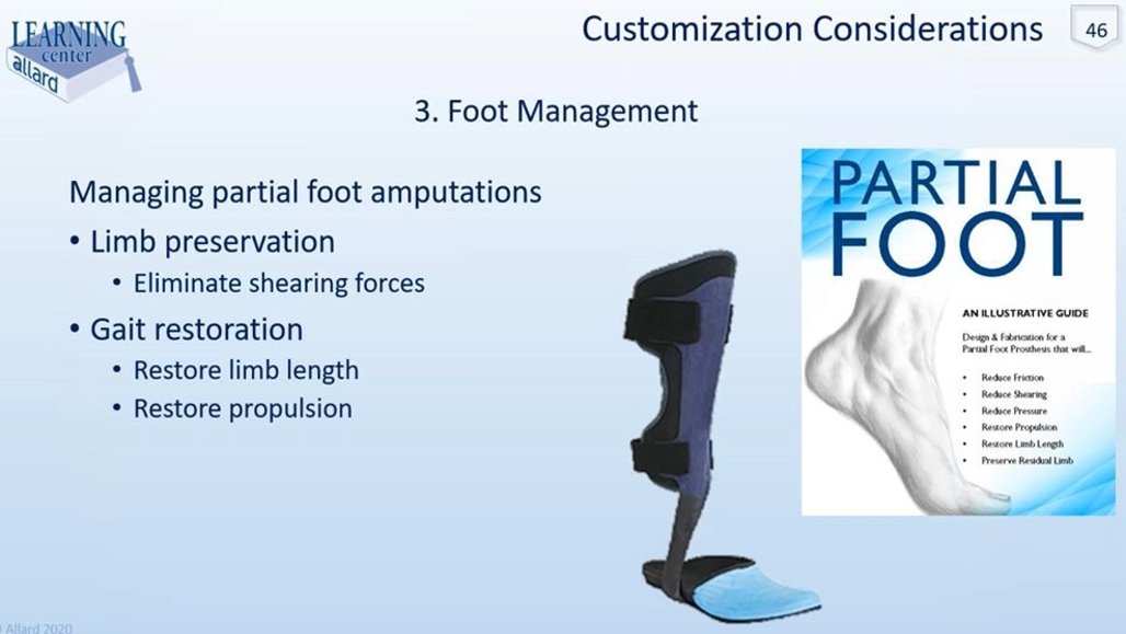 Applied Biomechanics in the Management of Partial Foot Amputations ...