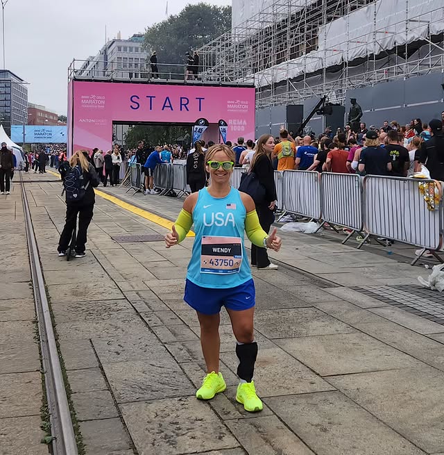 Wendy Garrett Achieves Oslo Marathon Victory with Allard AFO